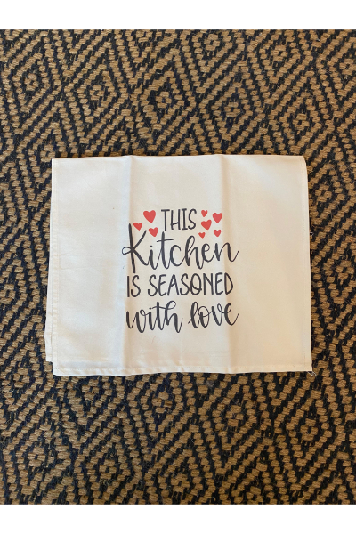 Kitchen Towel - This Kitchen is Seasoned with Love